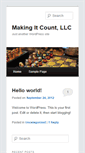 Mobile Screenshot of makingitcountllc.com