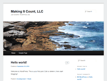 Tablet Screenshot of makingitcountllc.com